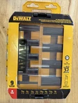 (ri4) Dewalt Dwafsfset9 3/8" Drive Deep Impact Socket Set Sae 9pc. Fixed Price $30.00.