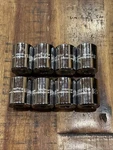 Proto 18mm 3/8" Drive 12 Point Shallow Sockets 8 Piece Usa Metric # 5218m. Fixed Price $40.00.