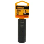 Dewalt Dwmt75127osp 18mm Black Deep Impact Socket, 1/2" Drive, 75-127d, 6-point. Fixed Price $6.94.