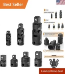 Bates 7-piece Universal Joint Impact Socket Adapter Set Chrome Vanadium Steel. Fixed Price $25.99.