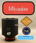 Milwaukee 49-66-6422 47mm Shockwave Impact Duty 3/4 In. Drive Deep Well 47 Mm. Fixed Price $29.99.