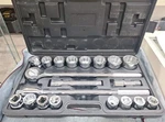 Pittsburgh 20 Piece Jumbo Socket Set 3/4" Drive 19-50mm. Fixed Price $75.00.