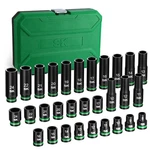 Sk 1/2" Drive Impact Socket Set, 30-piece Metric Sockets, Deep 10mm To 24mm. Fixed Price $192.65.