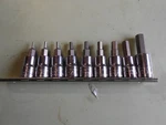 Wright Tool 353 (+1) 3/8in Drive 9pc Metric Hex Bit Socket Set 2-10mm. Fixed Price $115.00.