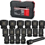 Powerbuilt 18 Piece Metric Impact Socket Set, 1/2 Inch Metric, Impact, Black. Fixed Price $95.99.