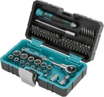 45-piece Socket Set With 90-tooth Ratchet & Carry Case - Taiwan Made. Fixed Price $81.99.