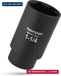 Tightspot 1/2 Inch Drive - 1 1/4 Deep Impact Socket With Anti-rounding 6 Po. Fixed Price $31.42.