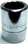 Sk Tools 12pt. 1/2" Drive Standard Socket 1" Chrome 47132 *made In The Usa*. Fixed Price $31.95.