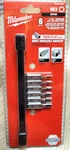 Milwaukee 6pc Metric 1/4" Dr Hex Bit Socket Set W/rail 2-6mm #48-22-9541. Fixed Price $69.74.