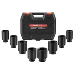 Axle Nut Impact Socket Set 1/2" Drive Deep 12-point 8pcs Metric. Fixed Price $62.99.
