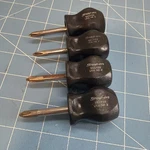 Vintage Snap-on Phillips Stubby Screwdriver Sddp22 Black Handle You Get 1 Of 4. Fixed Price $14.41.