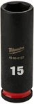Milwaukee Electric - Shockwave Imp Duty 3/8dr 15mm Dp 6pt One Size, Black. Fixed Price $24.99.