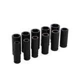 Urrea 73112 Sae 1/2 Drive 6 Point Deep Impact Socket Set 11 Pieces. Fixed Price $100.90.