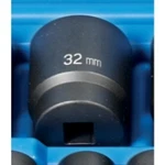 Grey Pneumatic 2132m 1/2" Drive 12 Point Metric Impact Socket 32mm. Fixed Price $27.83.