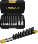 Lexivon Xzn Triple Square Spline Bit Socket Set, Extra Long 4-inch 10-piece.... Fixed Price $84.86.