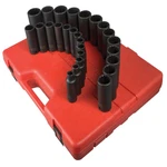 Sunex Tools 2827 1/2-inch Drive 12-point Metric Deep Impact Socket Set 26-piece. Fixed Price $230.11.
