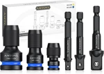 Amtovl Impact To 1/4 Hex Converter - 1/2 3/8 1/4-inch Drive Female H. Fixed Price $44.05.