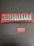 New Snap-on 13pc 1/2" Drive 3/8" Thru 1 1/8" 6-pt Fdx Deep Socket Set 313ytsy. Fixed Price $500.00.