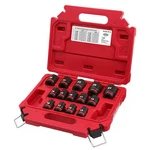 Milwaukee Tool 49-66-7013 14 Pc. Shockwave Impact Duty 1/2 In. Drive Metric. Fixed Price $89.97.