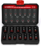 Casoman 13-pieces 3/8" Drive Mid-length Impact Socket Set, 12-point, Metric. Fixed Price $52.99.