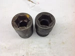(2) Chicago Pneumatic C077088, 1-7/16" X No. 5 Spline 6 Pt. Impact Socket. D5r5. Fixed Price $60.00.