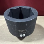 Milwaukee 1 Drive 65mm Standard Impact Socket Metric Shockwave 49-66-6614 New. Fixed Price $79.97.