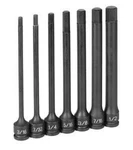Grey Pneumatic 1267h 3/8" Dr. 7 Pc. 6" Length Fractional Hex Driver Set. Fixed Price $134.15.