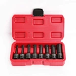 1/2" Drive Impact Socket Hex Bits 8pc Sae Set Standard Long Air Allen Driver. Fixed Price $34.05.