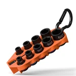 Klein Tools Grab-and-go Impact Socket Set, Sae, 10 Pieces. Fixed Price $29.98.