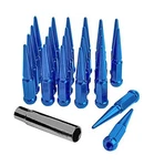 24 Pieces M14x2 Blue Spike Lug Nuts With 1 Socket Key, Hunting Horse 6" Lengt.... Fixed Price $121.93.