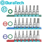 Duratech 21pc Bit Socket Set 3/8'' Drive Torx Allen S2 Metric Sae. Fixed Price $26.99.