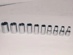 Crescent Csas9 10 Pc. 1/4" Drive 6 Point Standard Metric Socket Set. Fixed Price $20.00.