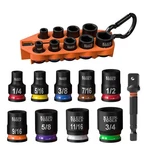 Klein Tools 33809 Grab-and-go Impact Socket Set, Sae, 10-piece Set With.... Fixed Price $41.92.