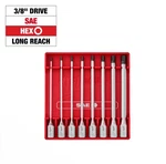 Milwaukee 48-22-9546 8pc 3/8 Drive Long Hex Bit Socket Set - Sae. Fixed Price $99.99.