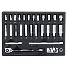 Wiha 33395 27 Piece 1/4" Drive Professional Socket Tray Set - Metric. Fixed Price $97.43.