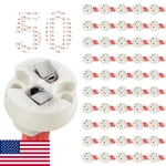 Dicuno G4 Gu5.3 Bi-pin Ceramic Base Socket Mr16 Mr11 Halogen Incandescent Led Bu. Fixed Price $64.52.