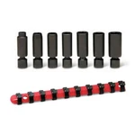 Wright 333 3/8" Drive 7 Piece Deep Universal Power Socket Set 6-pt On Clip Rail. Fixed Price $338.51.