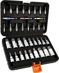 Vanquish 37-piece Hex Bit Socket Set 3/8, 1/4, 1/2 Inch Drive Sae And Metric.... Fixed Price $64.99.