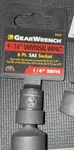 Gearwrench 84157 1/4" Drive 6 Point Universal Impact Socket 9/16". Fixed Price $12.75.