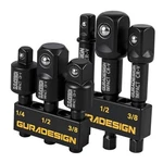 Guradesign Impact Socket Adapter Set, 6-piece 3" Extension Bit With Holder,. Fixed Price $15.50.