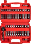 Llndei 1/4 Drive Impact Socket Set, 52 Pcs 1/4" Red, Black. Fixed Price $64.99.