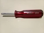 Wright # 2441. 1/4" X 6" Driver/spinner. Red W/alloy Steel Shaft. Vintage Usa. Fixed Price $14.95.
