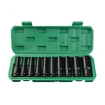 Heavy Duty 1/2 Drive Deep Impact Sockets 10pcs Metric Set Steel Car Repair Tools. Fixed Price $22.00.