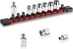 Workpro 10pc Hex Socket Set 1/4" Drive Sae Standard & Shallow W/organizer. Fixed Price $15.99.