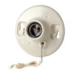 Leviton One-piece Glazed Porcelain Outlet Box Mount, Incandescent Lampholder,.... Fixed Price $14.01.