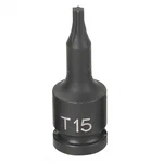 Grey Pneumatic 1/4" Drive X T15 Internal Star Impact Driver. Fixed Price $23.69.
