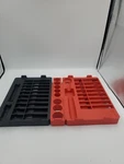 Milwaukee 48-22-9487t 47pc 1/2" Drive Sae & Metric Ratchet/socket Packout Trays. Fixed Price $19.99.