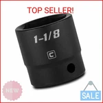 Capri Tools 1-1/8-inch Shallow Impact Socket, 1/2-inch Drive, 6-point, Sae (cp55. Fixed Price $13.56.