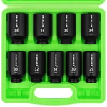 Swanlake 9pcs 1/2" Metric Impact Socket Set, Spindle Axle Nut. Fixed Price $39.02.