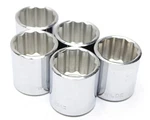 Wilde Tools 13116 13/16" X 3/8" Drive 12-point Shallow Socket, 5 Pack. Fixed Price $10.95.